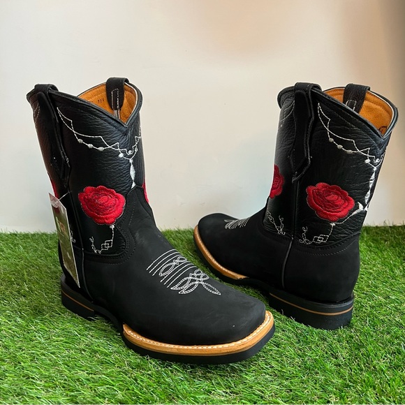 Texani Cowboy Western Chaussures pour fee Bottes Frange Caperos